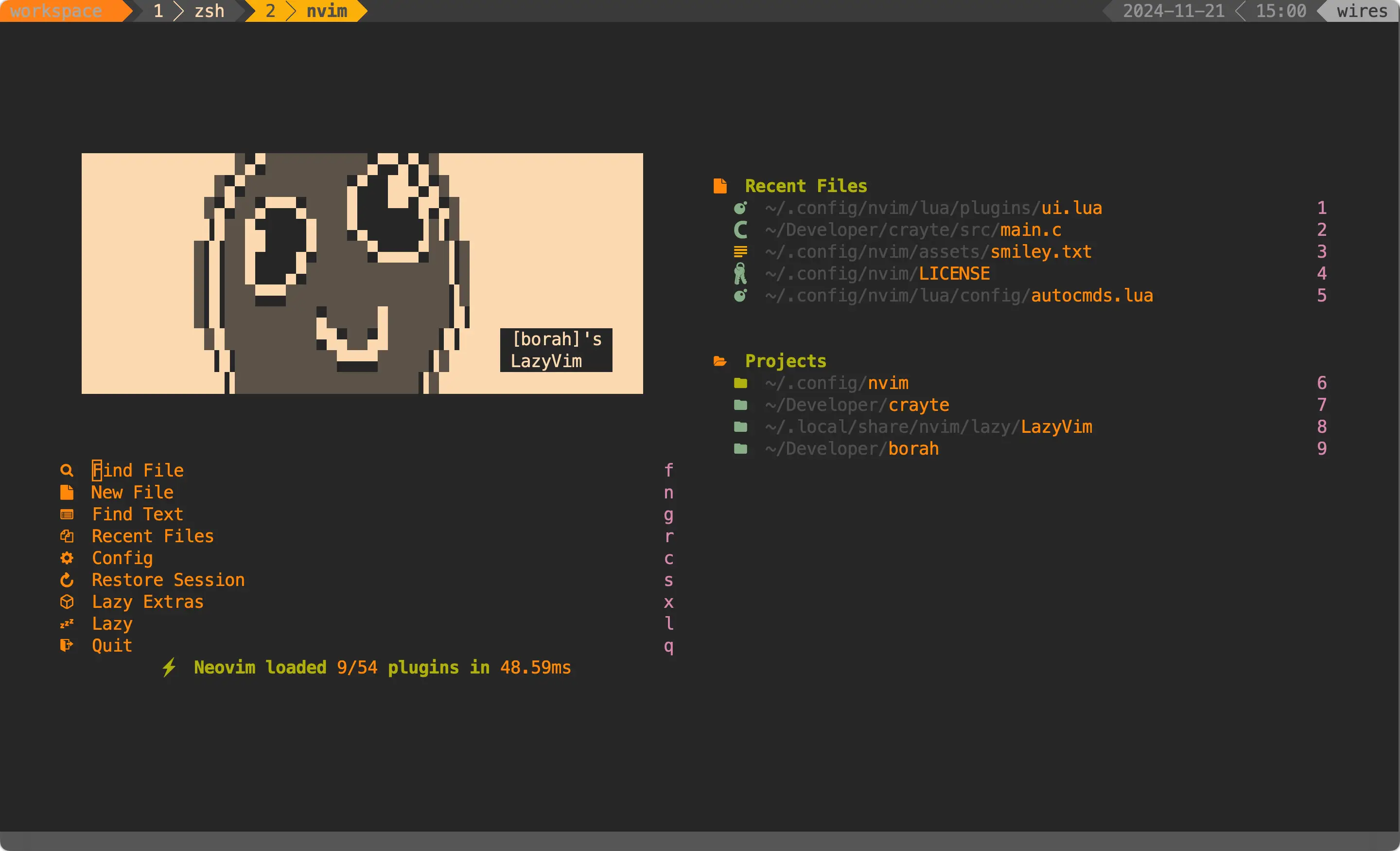 my lazyvim fork